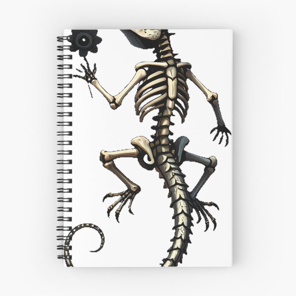 Item preview, Gothic Skeleton Lizard designed and sold by IllumeInk.