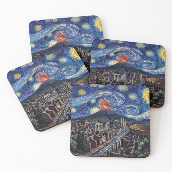 Item preview, Pompeii Starry Night Historical Landscape designed and sold by Bad-Decisions-Designs.