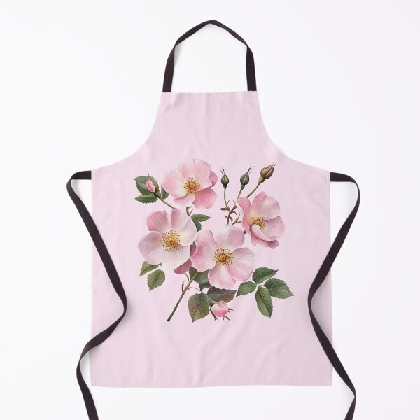 Item preview, Pink Wild Roses Vintage Botanical Illustration designed and sold by jianina-alondra.