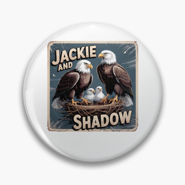 Item preview, Jackie And Shadow Bald Eagle designed and sold by MichasBenson.