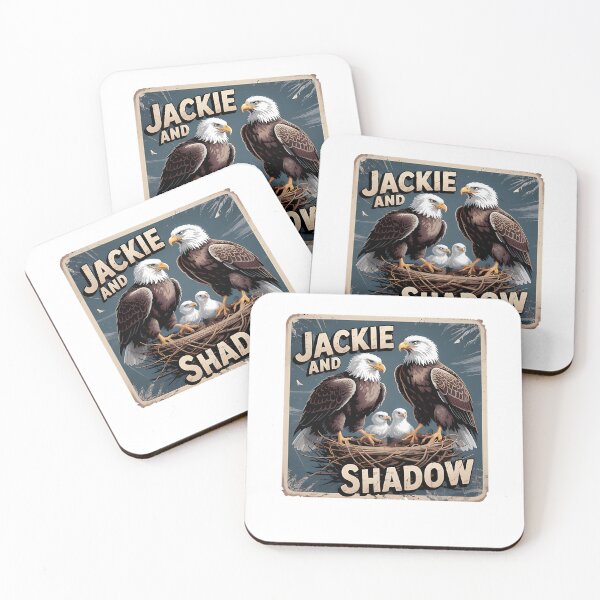 Item preview, Jackie And Shadow Bald Eagle designed and sold by MichasBenson.