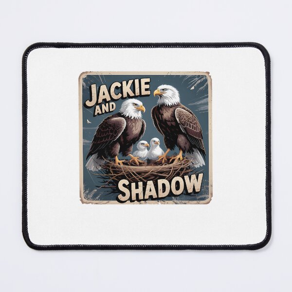 Item preview, Jackie And Shadow Bald Eagle designed and sold by MichasBenson.