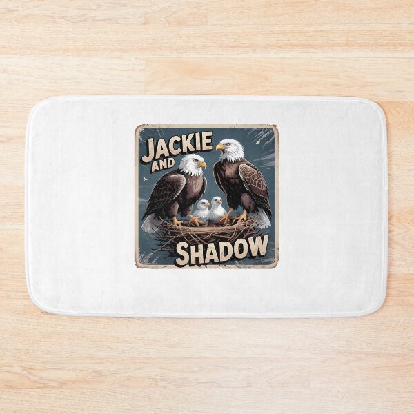 Item preview, Jackie And Shadow Bald Eagle designed and sold by MichasBenson.