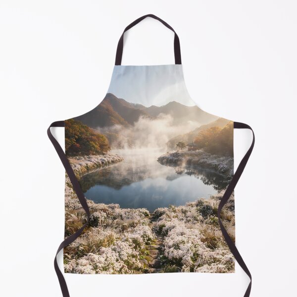 Item preview, Mist over Okjeongho: Autumn's Whispering Chrysanthemums designed and sold by SOOstudio73.