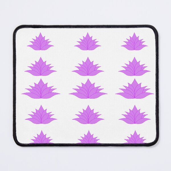 Item preview, Purple Lotus Floral Motifs and Ornamental Swirl Border Collection designed and sold by Ei-Ei.