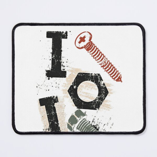 Item preview, I Love Nuts Bolts L Handyman Mechanic Engineering designed and sold by Star3NowForMe.