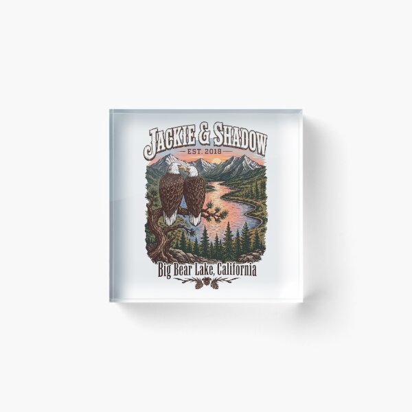 Item preview, Jackie and Shadow Big Bear Lake designed and sold by DistrictHype.