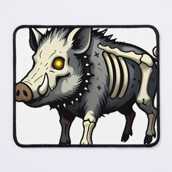 Item preview, Gothic Skeleton Boar designed and sold by IllumeInk.