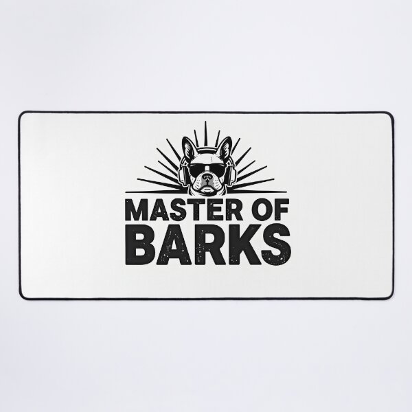 Item preview, FRENCH BULLDOG DJ MASTER OF BARKS designed and sold by PawsStudioAU.