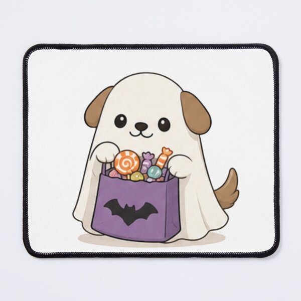 Item preview, Kawaii ghost dog candy bag Halloween  designed and sold by Bybushralab.