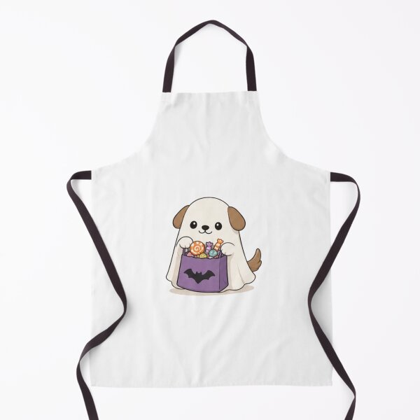 Item preview, Kawaii ghost dog candy bag Halloween designed and sold by Bybushralab.