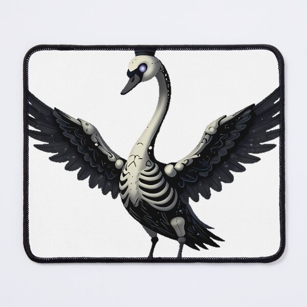 Item preview, Gothic Skeleton Swan designed and sold by IllumeInk.
