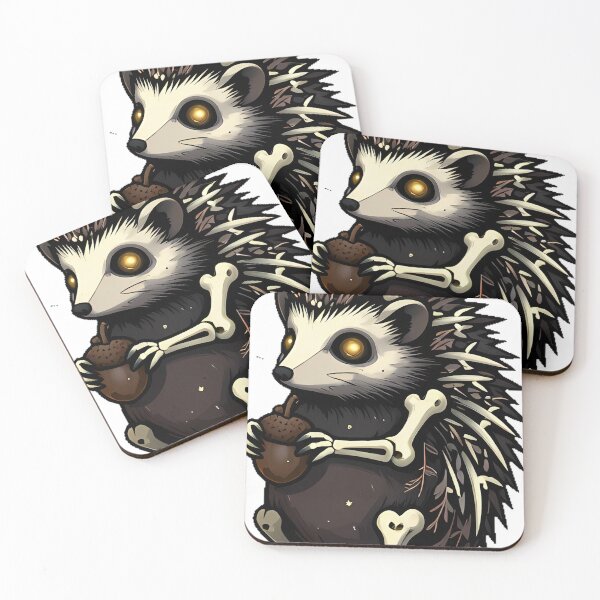Item preview, Gothic Skeleton Hedgehog designed and sold by IllumeInk.