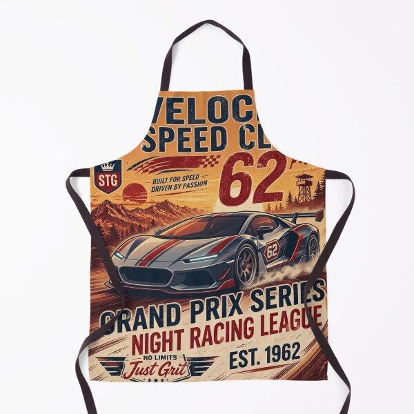 Item preview, Velocity Speed Club Vintage Grand Prix Racing Poster Est 1962 designed and sold by @SHINTOSARTSTORE.
