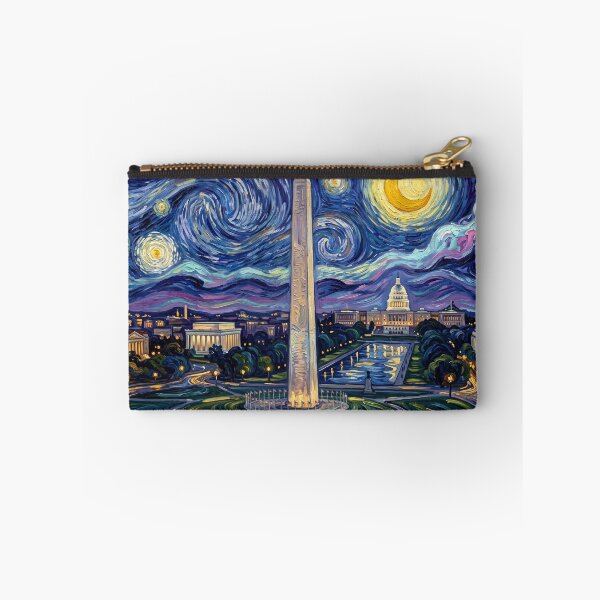 Item preview, Washington Monument Starry Night Historical Landscape designed and sold by Bad-Decisions-Designs.