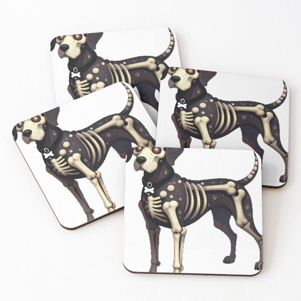 Item preview, Gothic Skeleton Dog designed and sold by IllumeInk.