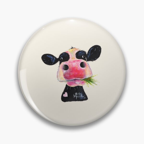 Item preview, NOSEY COW PRiNT 'HURLEY BURLEY' BY SHiRLeY MacARTHuR designed and sold by Shirley MacArthur Art.