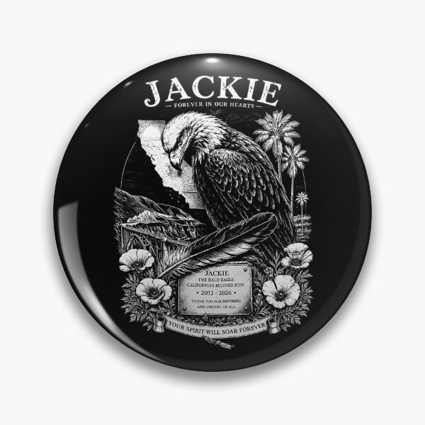 Item preview, Jackie Bald Eagle Memorial, Forever Flying High 2012 2026 designed and sold by MichasBenson.
