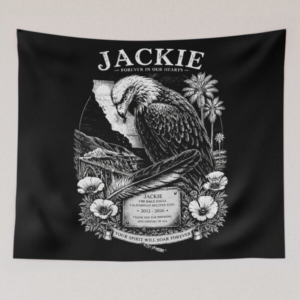 Item preview, Jackie Bald Eagle Memorial, Forever Flying High 2012 2026 designed and sold by MichasBenson.