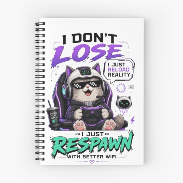 Item preview, Funny Cat Gamer Design designed and sold by StreetWave01.