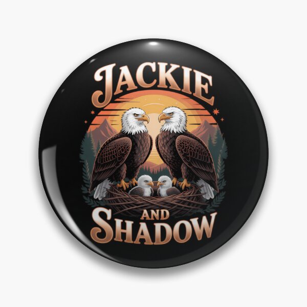 Item preview, Jackie And Shadow Bald Eagle Family designed and sold by FairesJones.