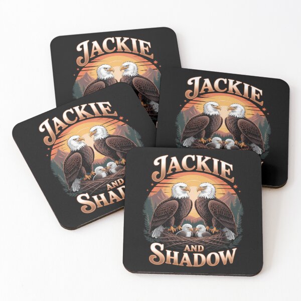 Item preview, Jackie And Shadow Bald Eagle Family designed and sold by FairesJones.