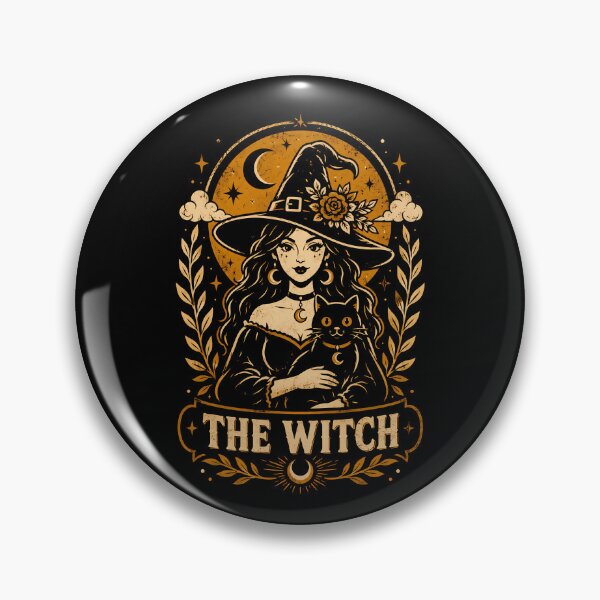 Item preview, Enchanting witch with cat and moonlit accents halloween designed and sold by rafaeltto.