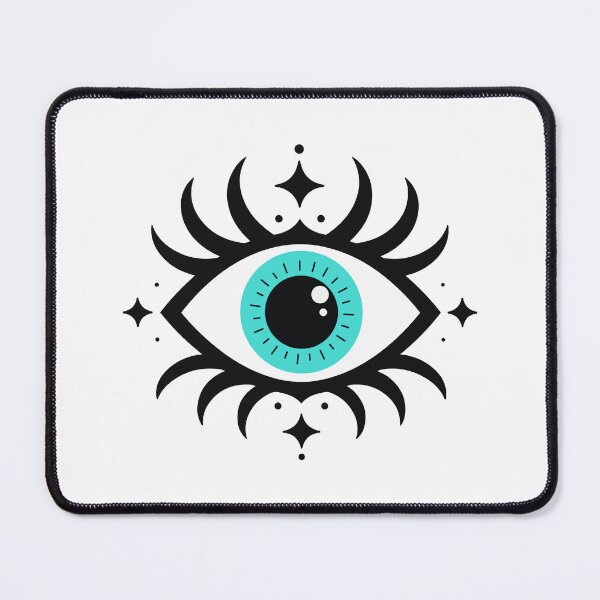 Item preview, Mystical Blue Evil Eye Protection Celestial Symbol designed and sold by teeperfect.