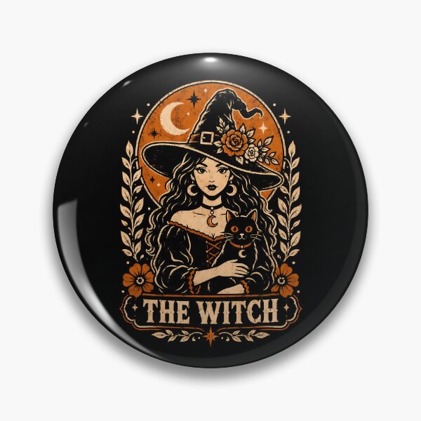 Item preview, Enchanting witch with black cat halloween design designed and sold by rafaeltto.
