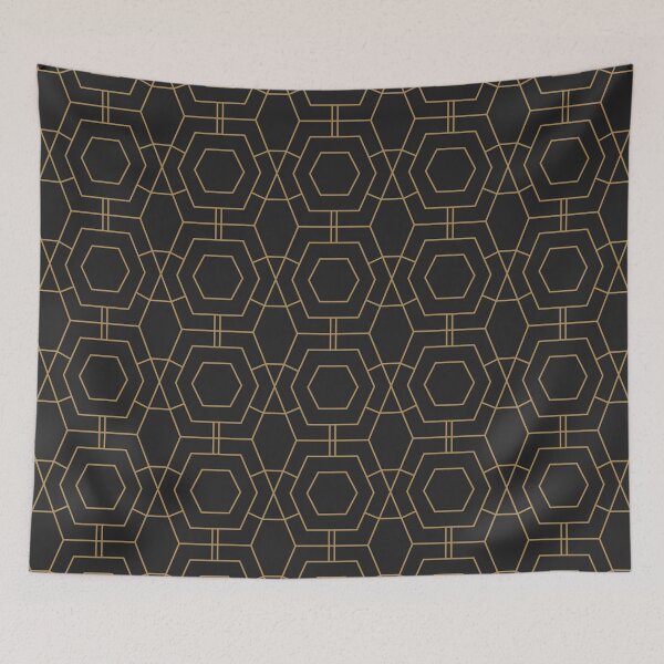 Item preview, Geometric pattern print, minimal architectural abstract design for modern interior decor designed and sold by Aurum-design.
