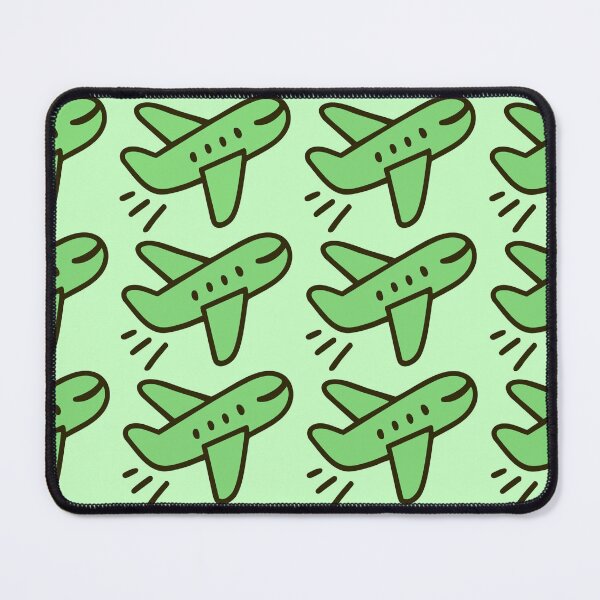 Item preview, Green Cartoon Airplane designed and sold by Rawshii.