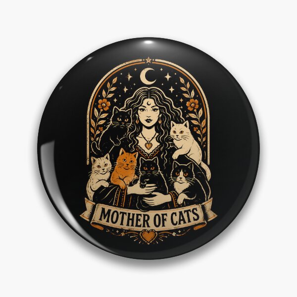 Item preview, Enchanting Mother of Cats Illustration Halloween designed and sold by rafaeltto.