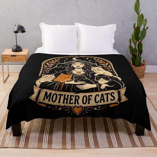 Item preview, Enchanting Mother of Cats Illustration Halloween designed and sold by rafaeltto.