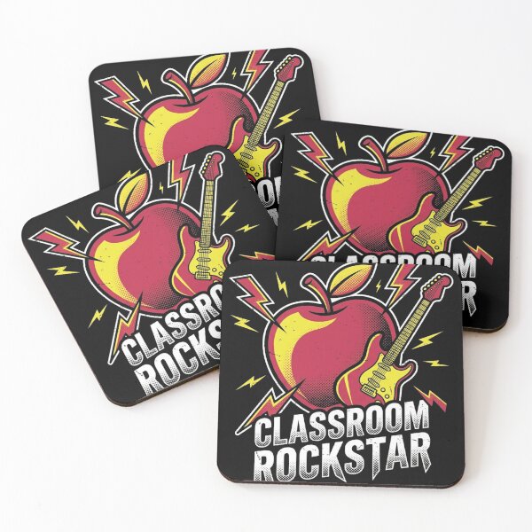 Item preview, Classroom Rockstar Electric Guitar Apple Music Teacher Back To School designed and sold by TeNovaStudio ⭐⭐⭐⭐⭐.