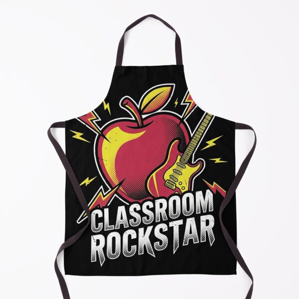 Item preview, Classroom Rockstar Electric Guitar Apple Music Teacher Back To School designed and sold by TeNovaStudio ⭐⭐⭐⭐⭐.