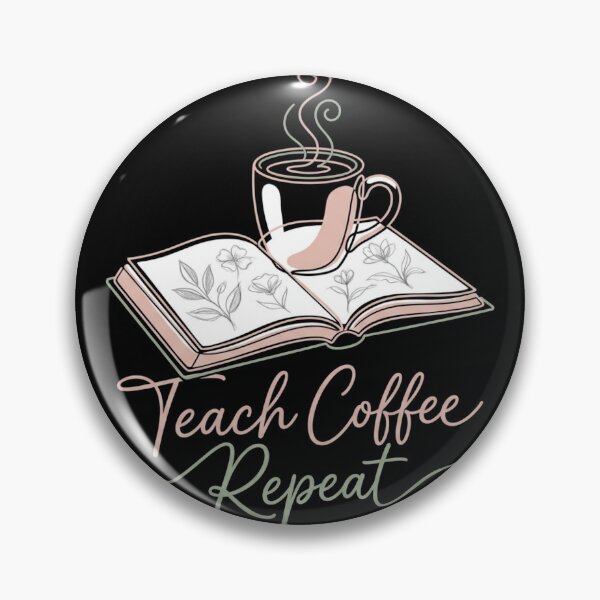 Item preview, Teach Coffee Repeat Book Floral Coffee Cup Teacher Back To School designed and sold by TeNovaStudio ⭐⭐⭐⭐⭐.