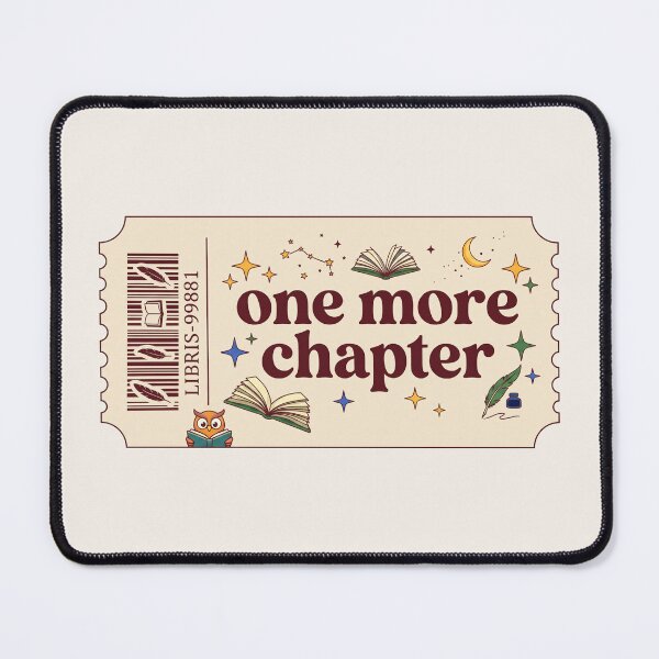 Item preview, One More Chapter - Magical Library Ticket Book Lover Design designed and sold by LunnaAtica.