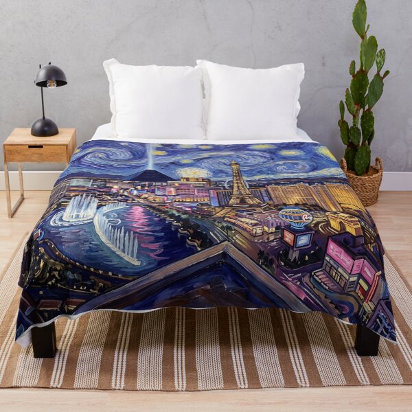 Item preview, Las Vegas Strip Starry Night Historical Landscape designed and sold by Bad-Decisions-Designs.