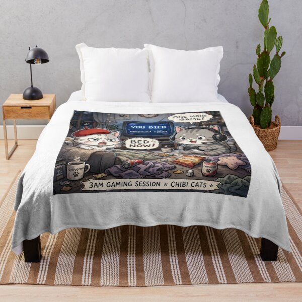 Item preview, 3AM Gaming Session - Gamer Cats - Relatable Humor designed and sold by MAISON SYLVIE.
