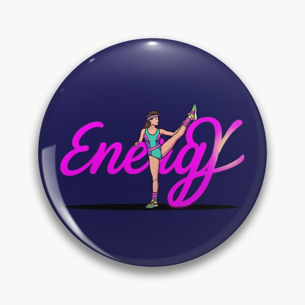 Item preview, 80s Aerobics Retro Fitness Neon Energy Art designed and sold by Rare By Hero.