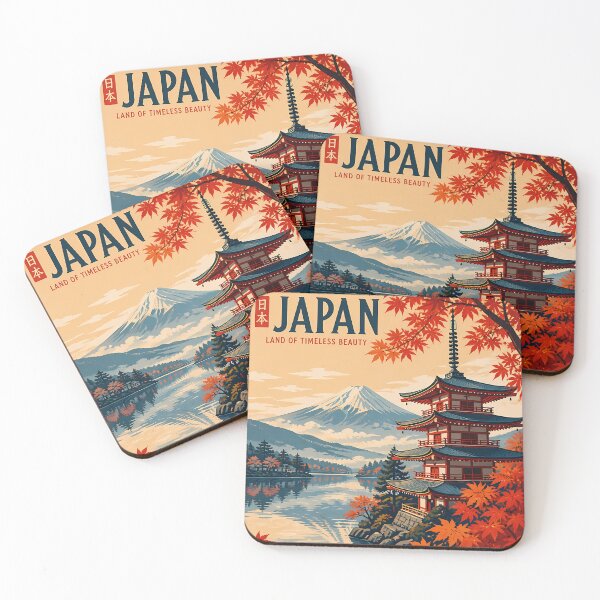 Item preview, Japanese Pagoda Temple Landscape Japan Lake Travel Fuji  designed and sold by GrinGalore.