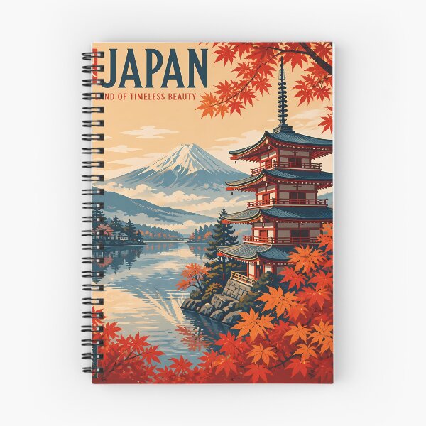 Item preview, Japanese Pagoda Temple Landscape Japan Lake Travel Fuji  designed and sold by GrinGalore.