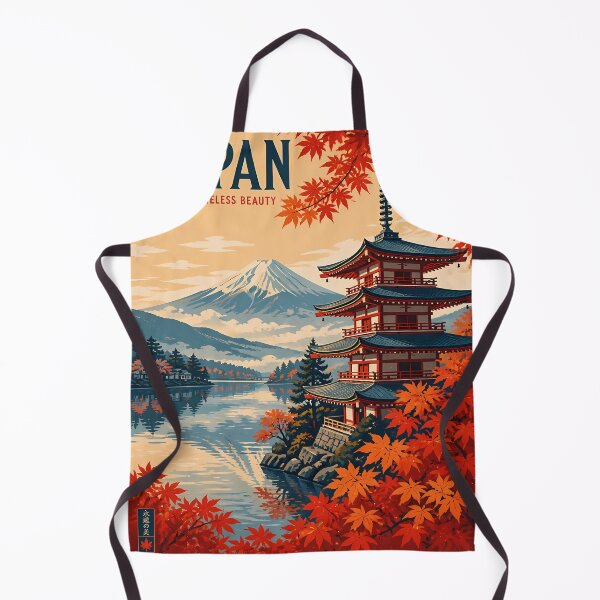 Item preview, Japanese Pagoda Temple Landscape Japan Lake Travel Fuji designed and sold by GrinGalore.