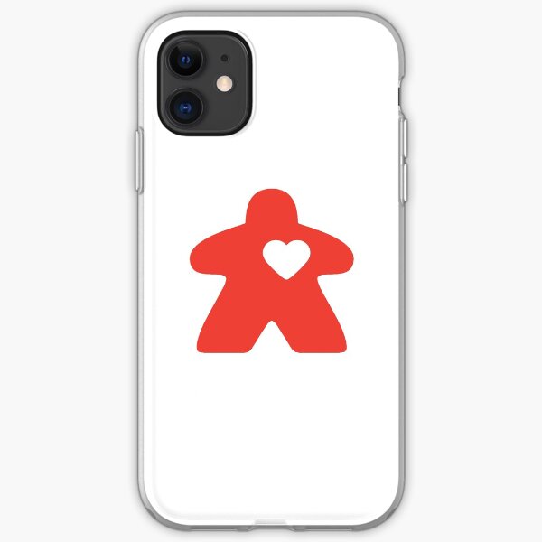 Meeple Love - red iPhone Soft Case