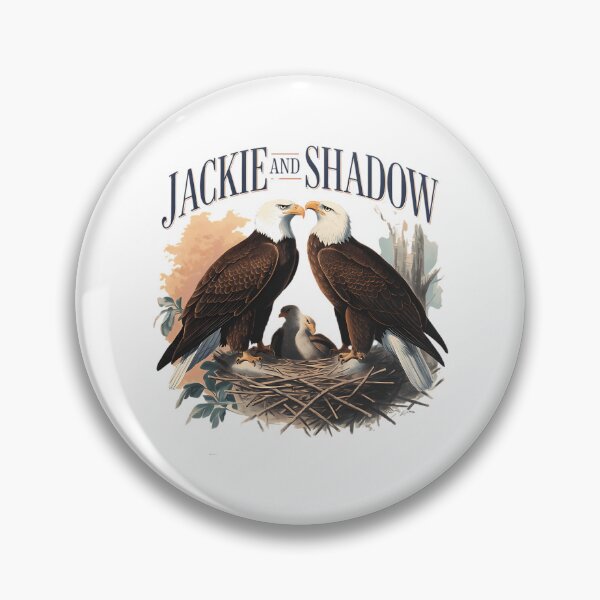 Item preview, Jackie And Shadow Bald Eagle designed and sold by FairesJones.