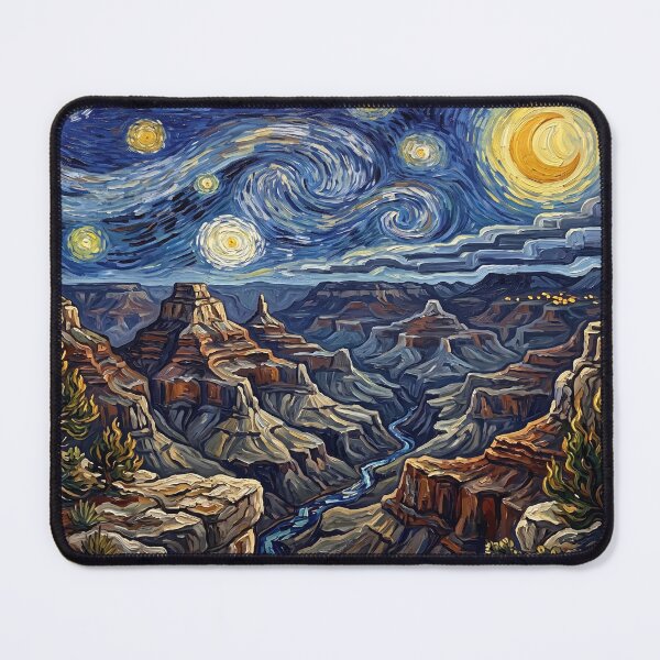 Item preview, Grand Canyon Starry Night Historical Landscape designed and sold by Bad-Decisions-Designs.