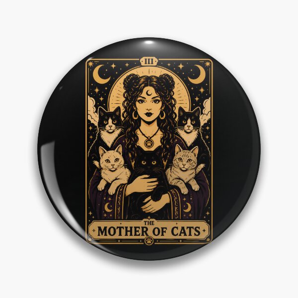 Item preview, The Mother of Cats Illustration Tarot Card designed and sold by rafaeltto.