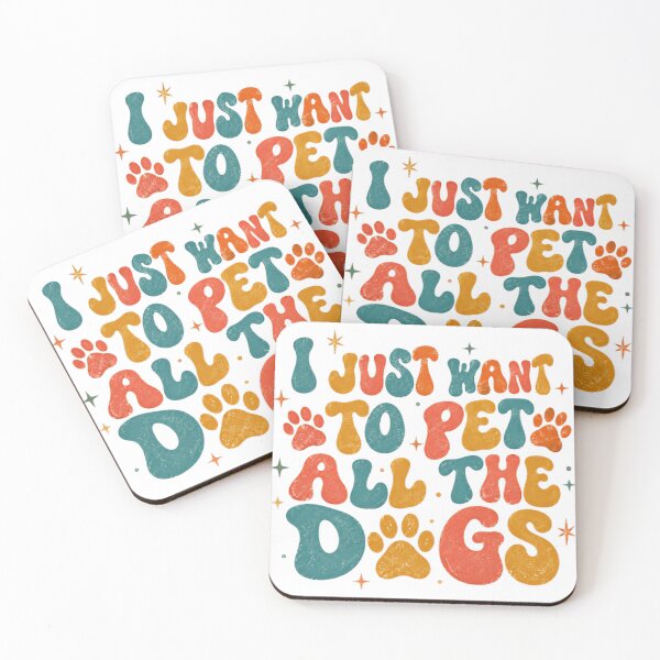 Item preview, I Just Want To Pet All The Dogs Dog Lover Pet Parent Dog Owner designed and sold by SkeletonsDanger.