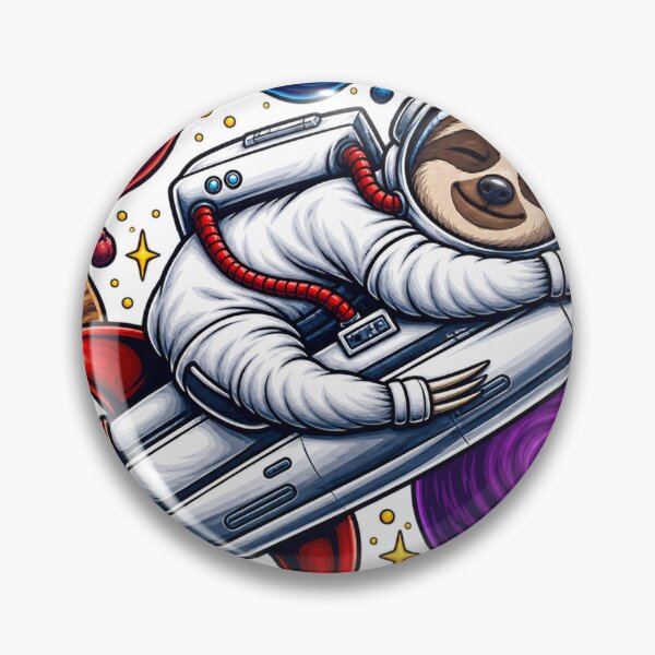 Item preview, Sloth astronaut vector illustration designed and sold by BinsAliza.