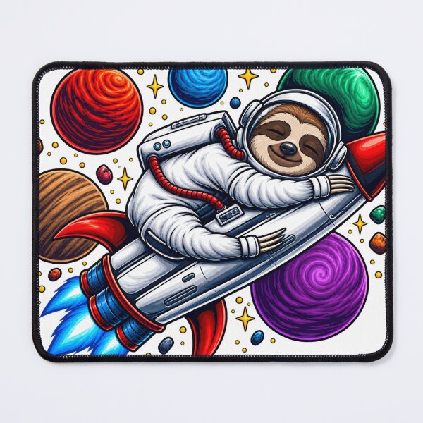 Item preview, Sloth astronaut vector illustration designed and sold by BinsAliza.